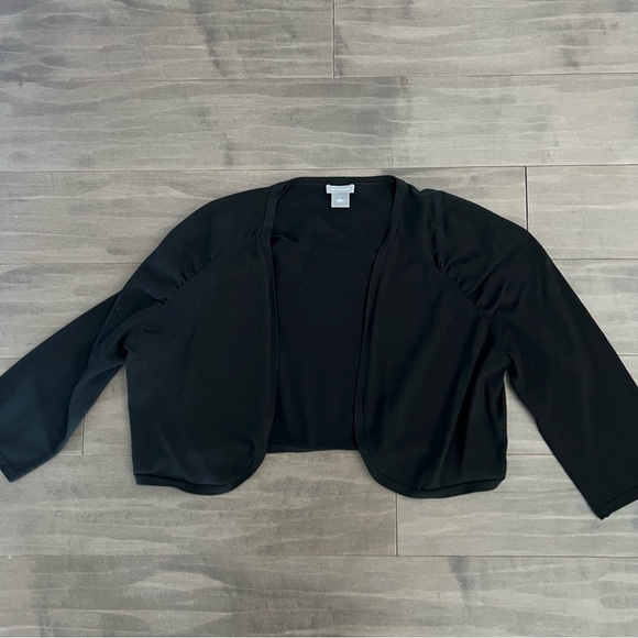 Ann Taylor cardigan shrug lot long sleeve cap sleeve sweater coverup large - Picture 6 of 9